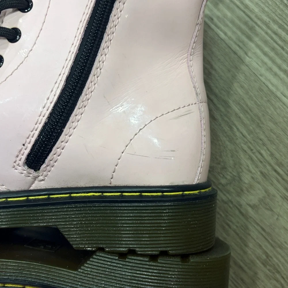 Dr. Martens Pink Patent Boots